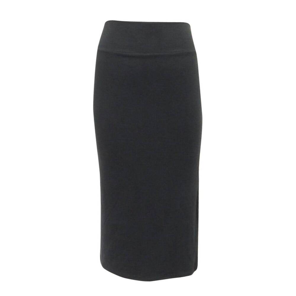 NEW DANIELLA FAYE ribbed skirt in grey